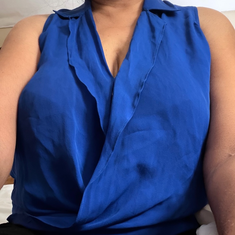 L'AGENCE Blue Women's Blouse, I love offers!!!
